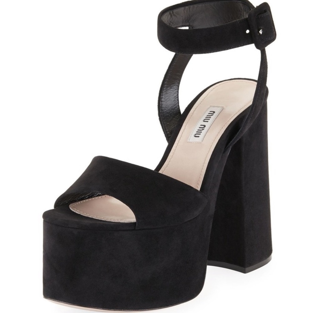MAJOR ISO Miu Miu Platform Sandals